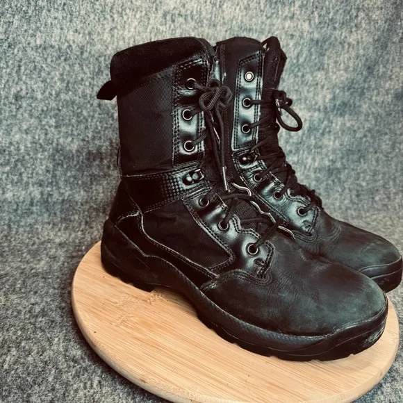 5.11 Atac 2.0 Storm Tactical Boots Sz Men’s 10.5 Combat Lace Up Side Zip