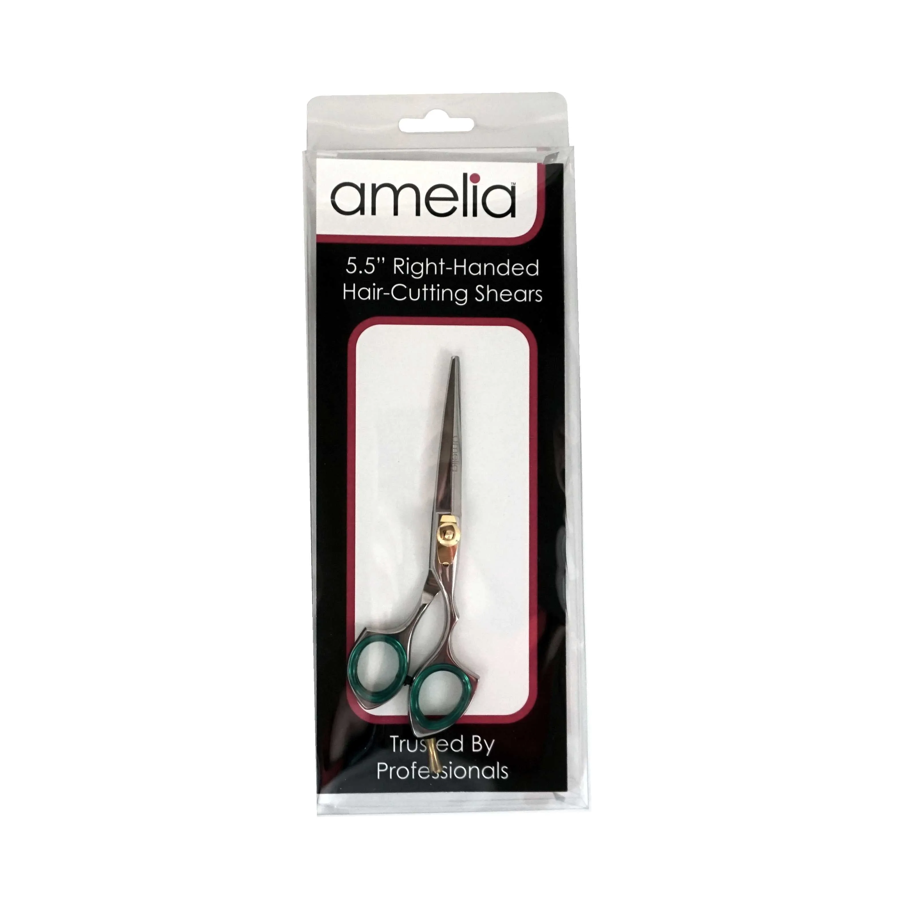 5.5" Right Handed, Stainless Steel Professional Shear, Removable Finger Rest