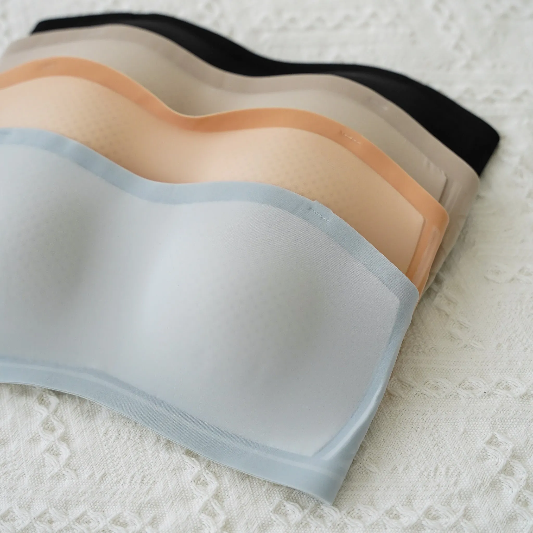5D Ultra-Ventilation Lightweight Wireless Bandeau (In-built Padding) in Pearl Ice (Size S Only)