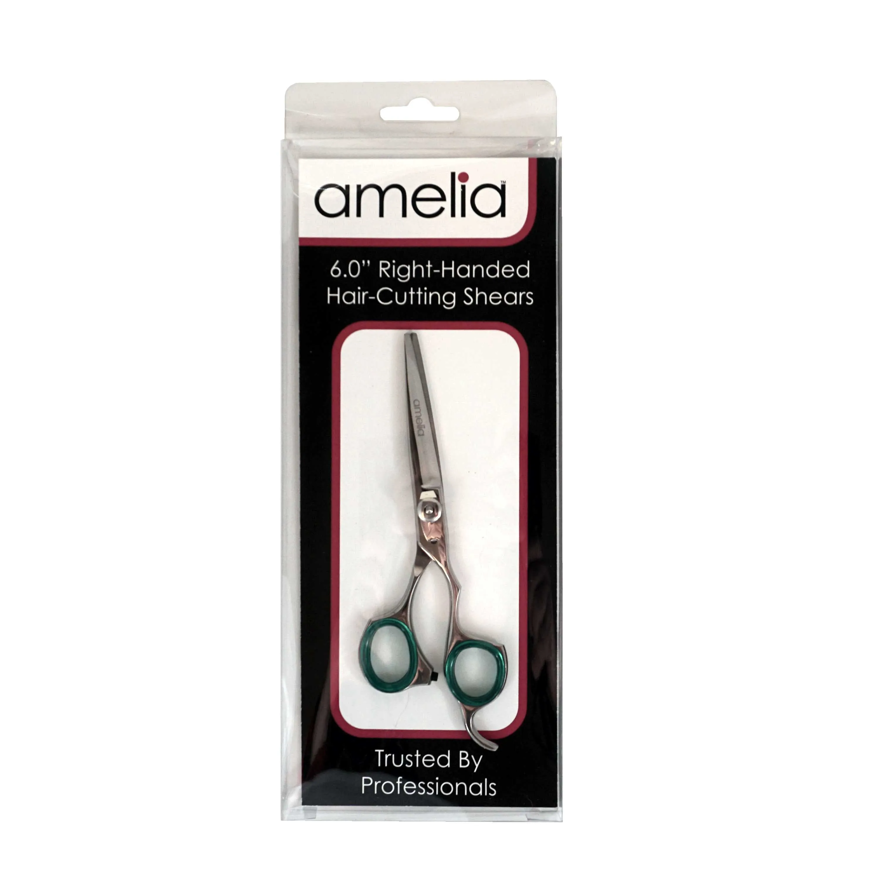 6.0" Right Handed, Stainless Steel Professional Shear, Fixed Finger Rest