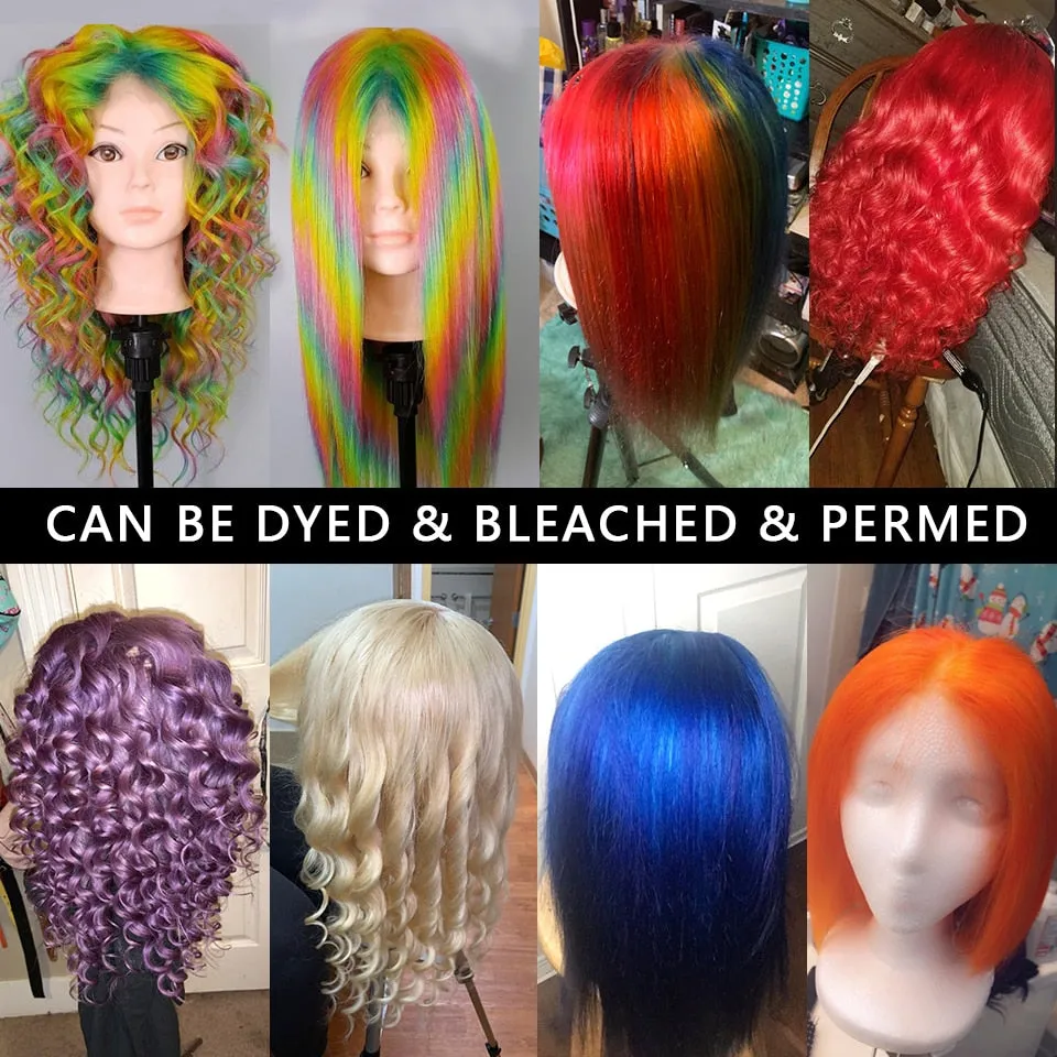 613 Blonde Human Hair Wigs | Brazilian 4x4 Lace Closure Wig