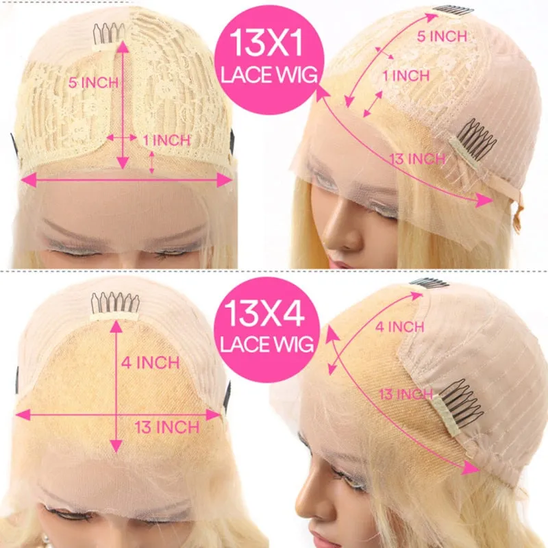 613 Honey Blonde Deep Wave Wig HD Lace Frontal Human Hair Wigs