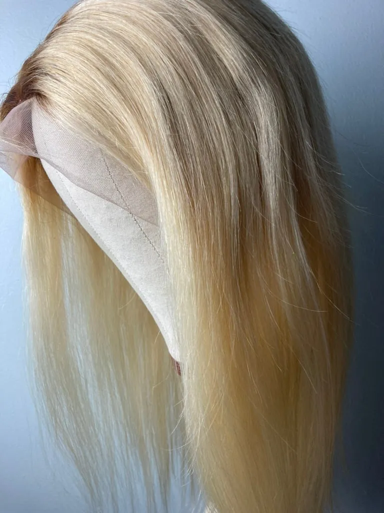 613 Ombre Blonde 13X6 Lace Front Human Hair Wig
