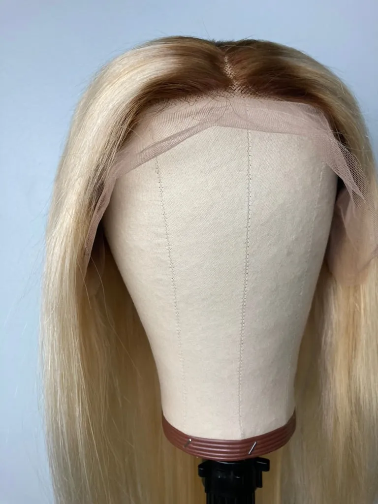 613 Ombre Blonde 13X6 Lace Front Human Hair Wig