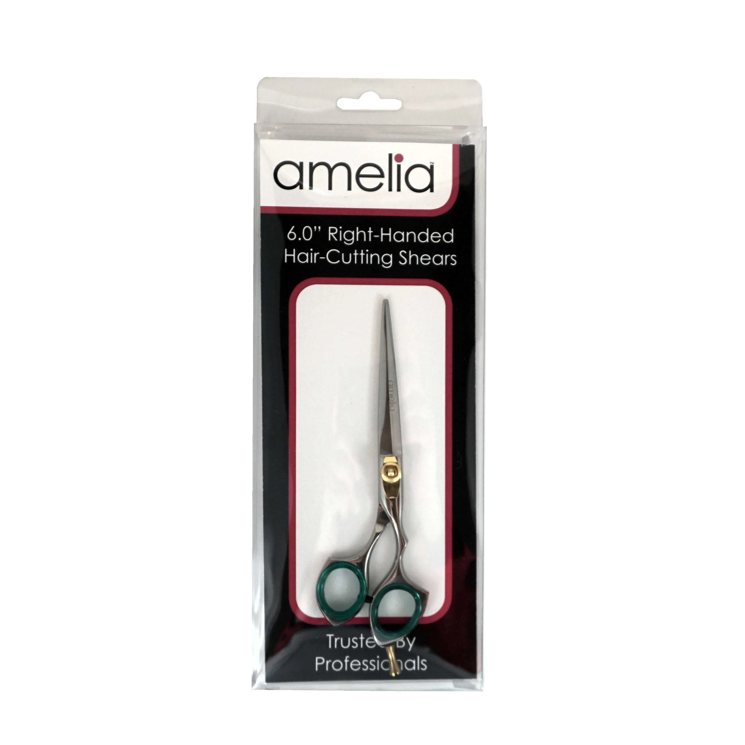 6" Right Handed, Stainless Steel Professional Shear, Removable Finger Rest
