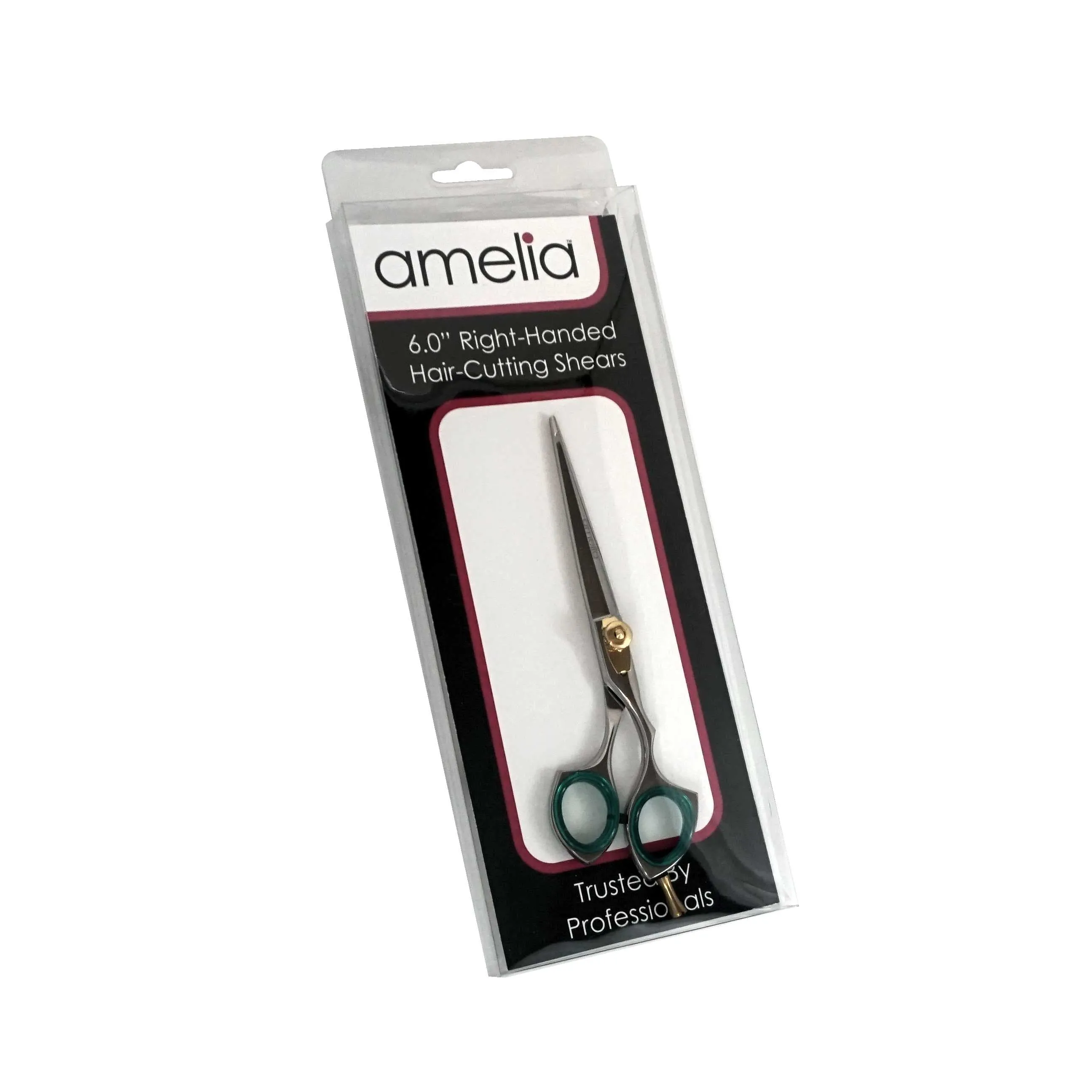 6" Right Handed, Stainless Steel Professional Shear, Removable Finger Rest