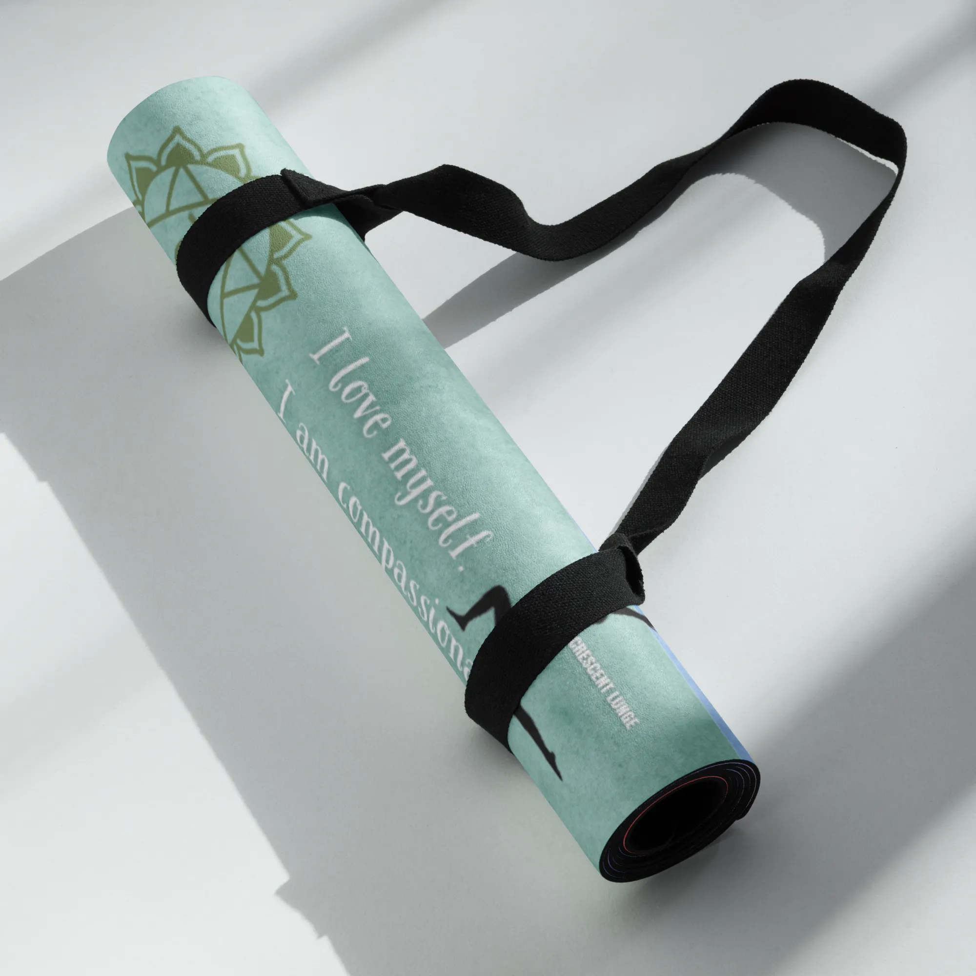 7 Chakra Affirmations Yoga mat