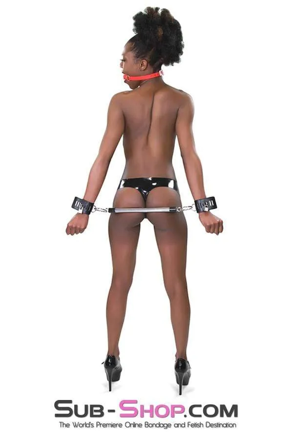 7835DL      Bondage Bar with Locking Wrist Cuffs