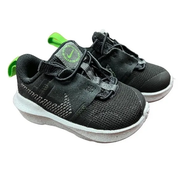 850 - NWT Nike Carter Impact (TD) Black/Iron Grey/Neon Green Toddler Size 5c