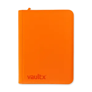 9-Pocket Exo-Tec® Zip Binder Just Orange