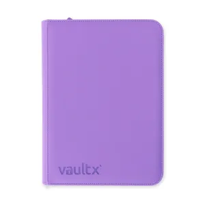 9-Pocket Exo-Tec® Zip Binder Just Purple