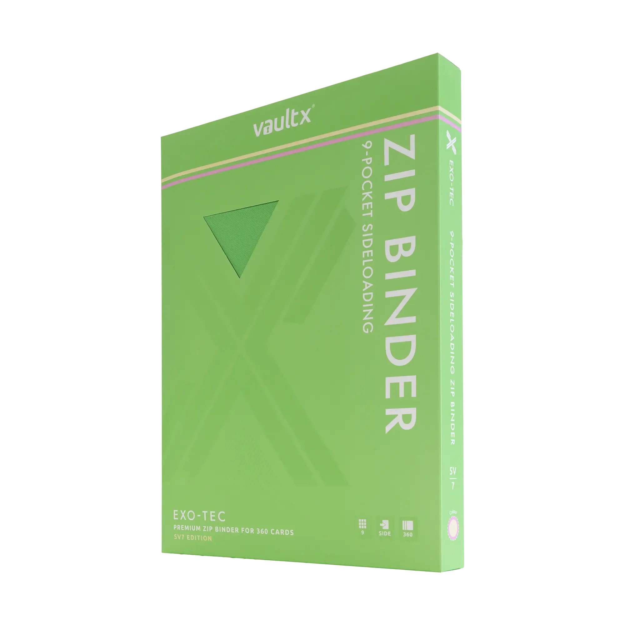 9-Pocket Exo-Tec® Zip Binder SV7