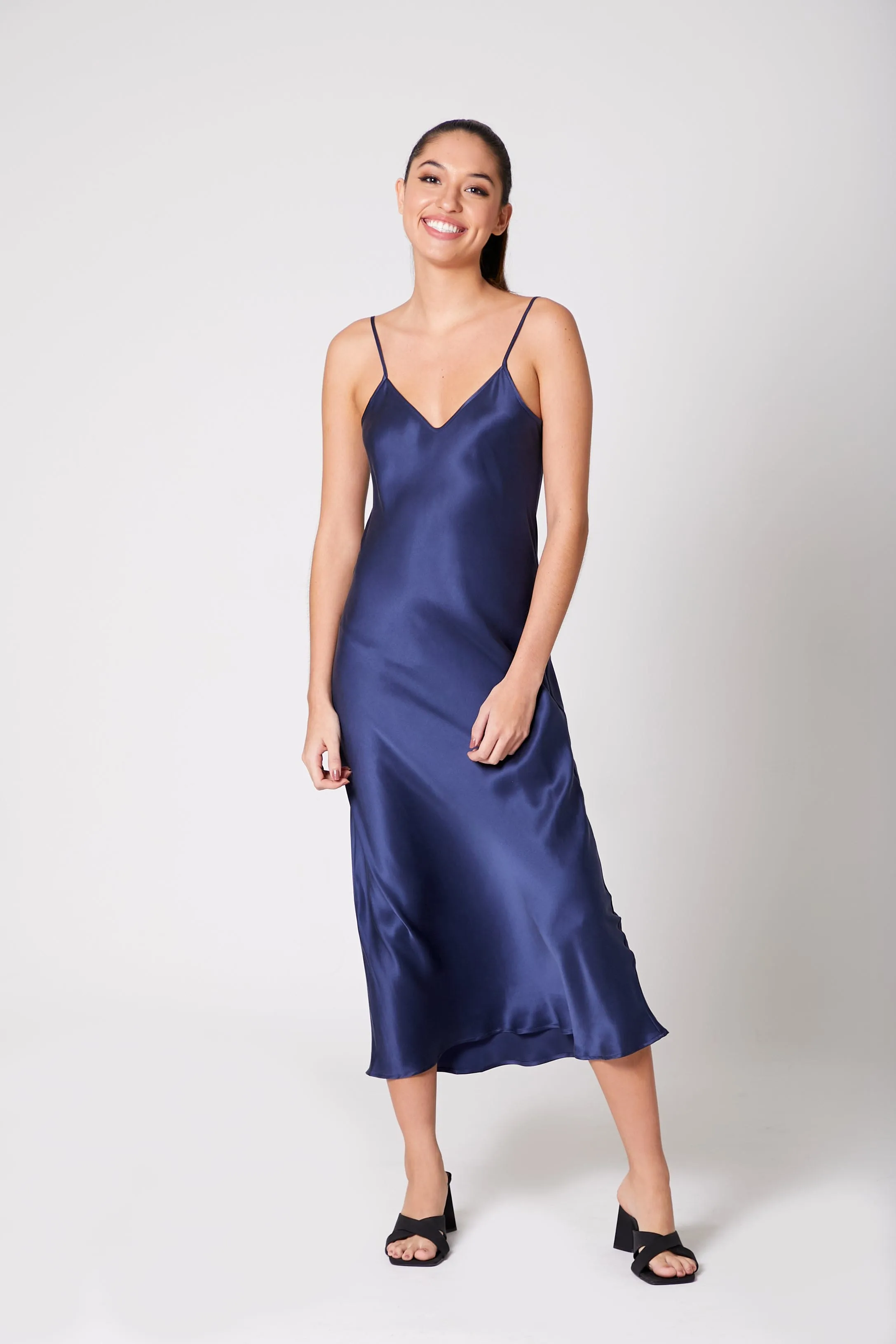 90s Icon V Slip Dress - Solid Colours
