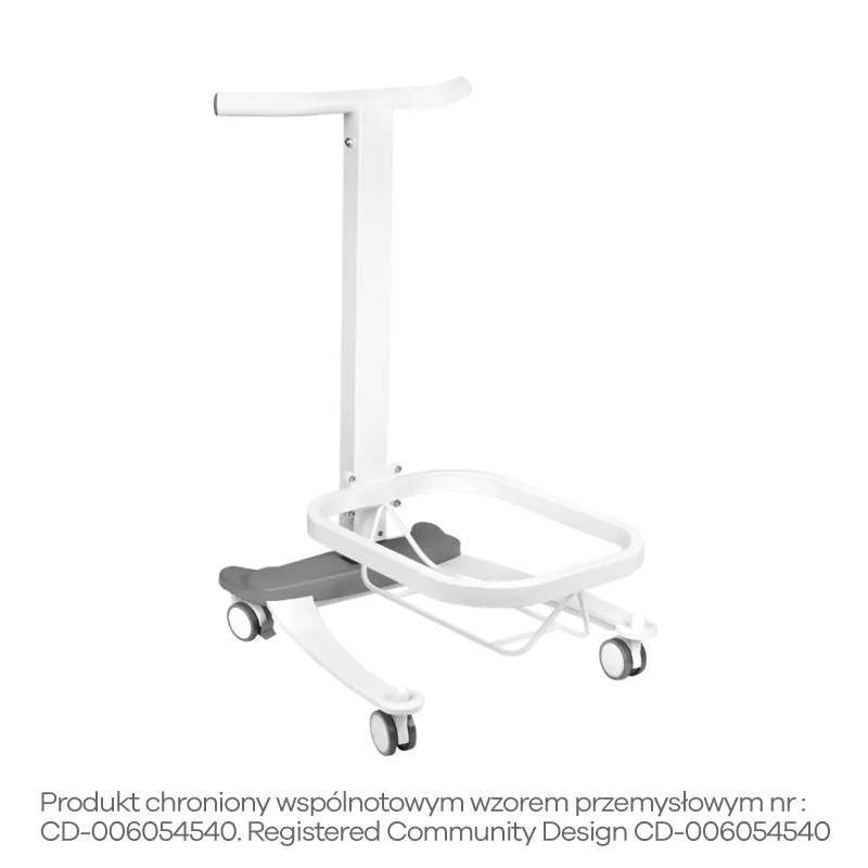 ACTIVESHOP Comfort pedicure tray on wheels with lift function