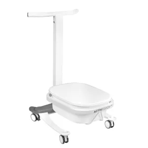 ACTIVESHOP Comfort pedicure tray on wheels with lift function