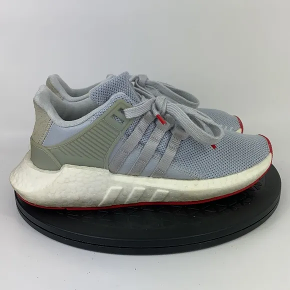 Adidas EQT Support 93/17 Gray/Red Athletic Running Shoes CQ2393 Men's Size 6