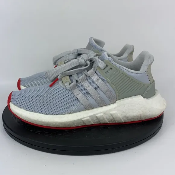 Adidas EQT Support 93/17 Gray/Red Athletic Running Shoes CQ2393 Men's Size 6