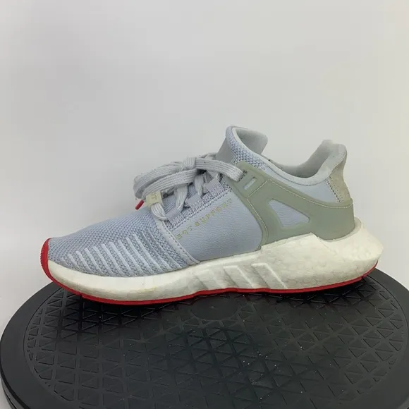 Adidas EQT Support 93/17 Gray/Red Athletic Running Shoes CQ2393 Men's Size 6