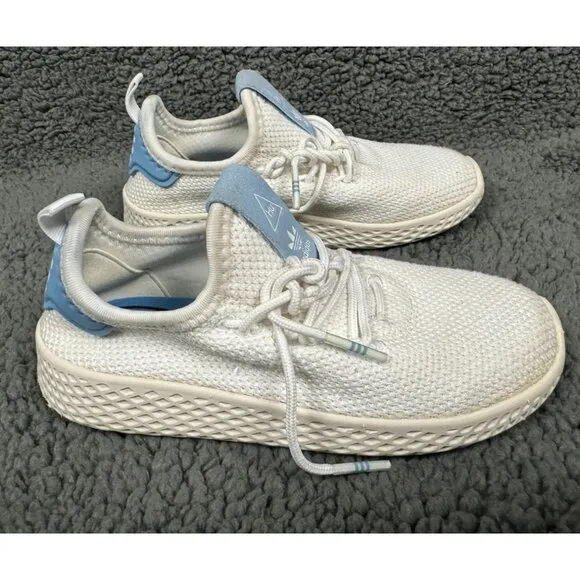 Adidas Pharrell Williams Hu Sneaker Tennis Shoes White Toddler 9.5 9 1/2 BB6830