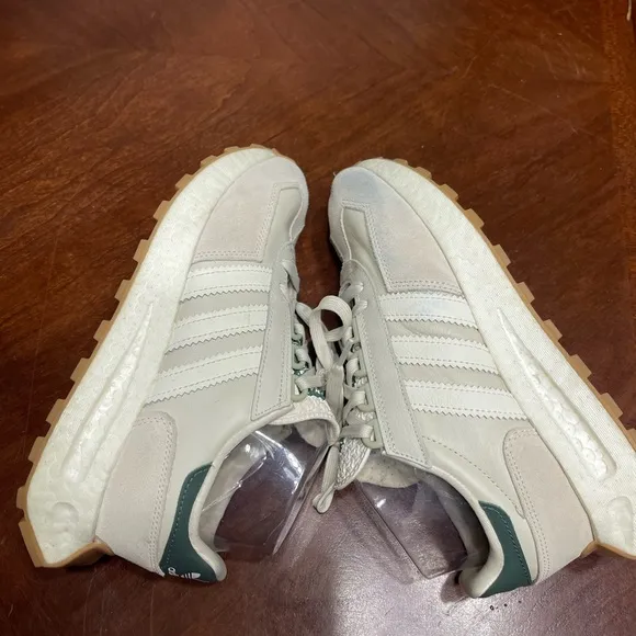 Adidas Retropy E5 Size Men's 6 Women's 7 Unisex Beige Green Leather GX9244