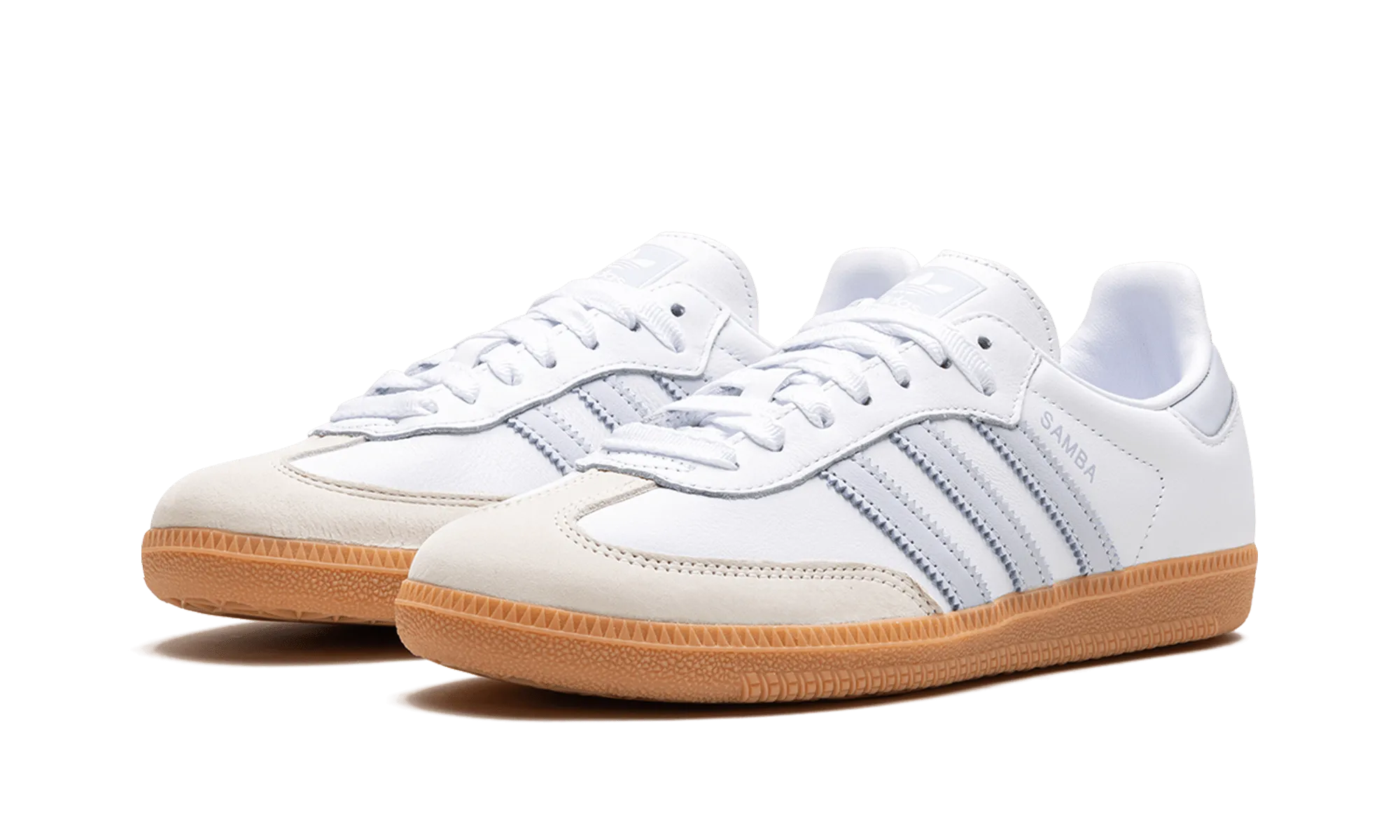 Adidas Samba OG White Halo Blue Gum