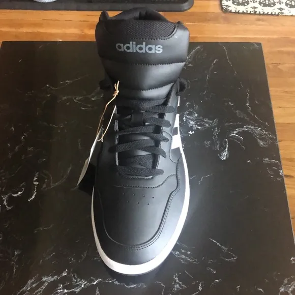🤍adidas Sneakers Men's Essentials- 416 HOOPS 3.0 MID CLASSIC VINTAGE SHOES-US11