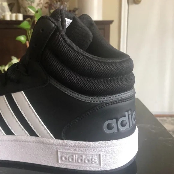 🤍adidas Sneakers Men's Essentials- 416 HOOPS 3.0 MID CLASSIC VINTAGE SHOES-US11