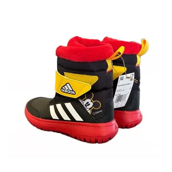 Adidas Winterplay‎ X Disney Mickey Mouse Collab Winter Unisex Kids Boots Size 2
