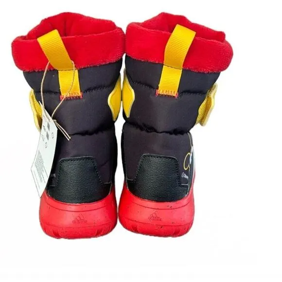 Adidas Winterplay‎ X Disney Mickey Mouse Collab Winter Unisex Kids Boots Size 2