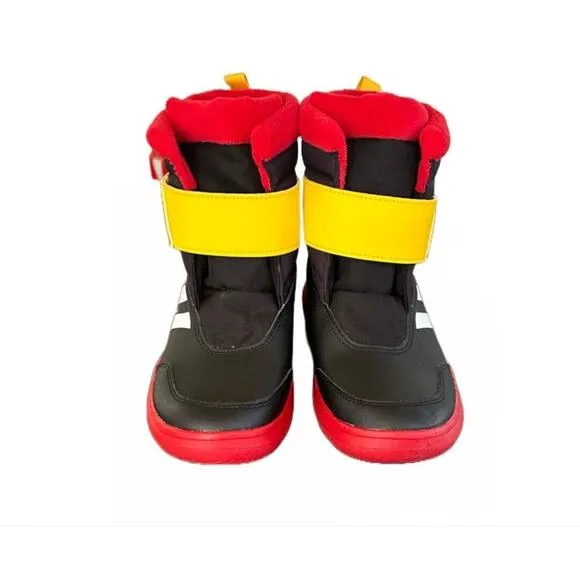 Adidas Winterplay‎ X Disney Mickey Mouse Collab Winter Unisex Kids Boots Size 2