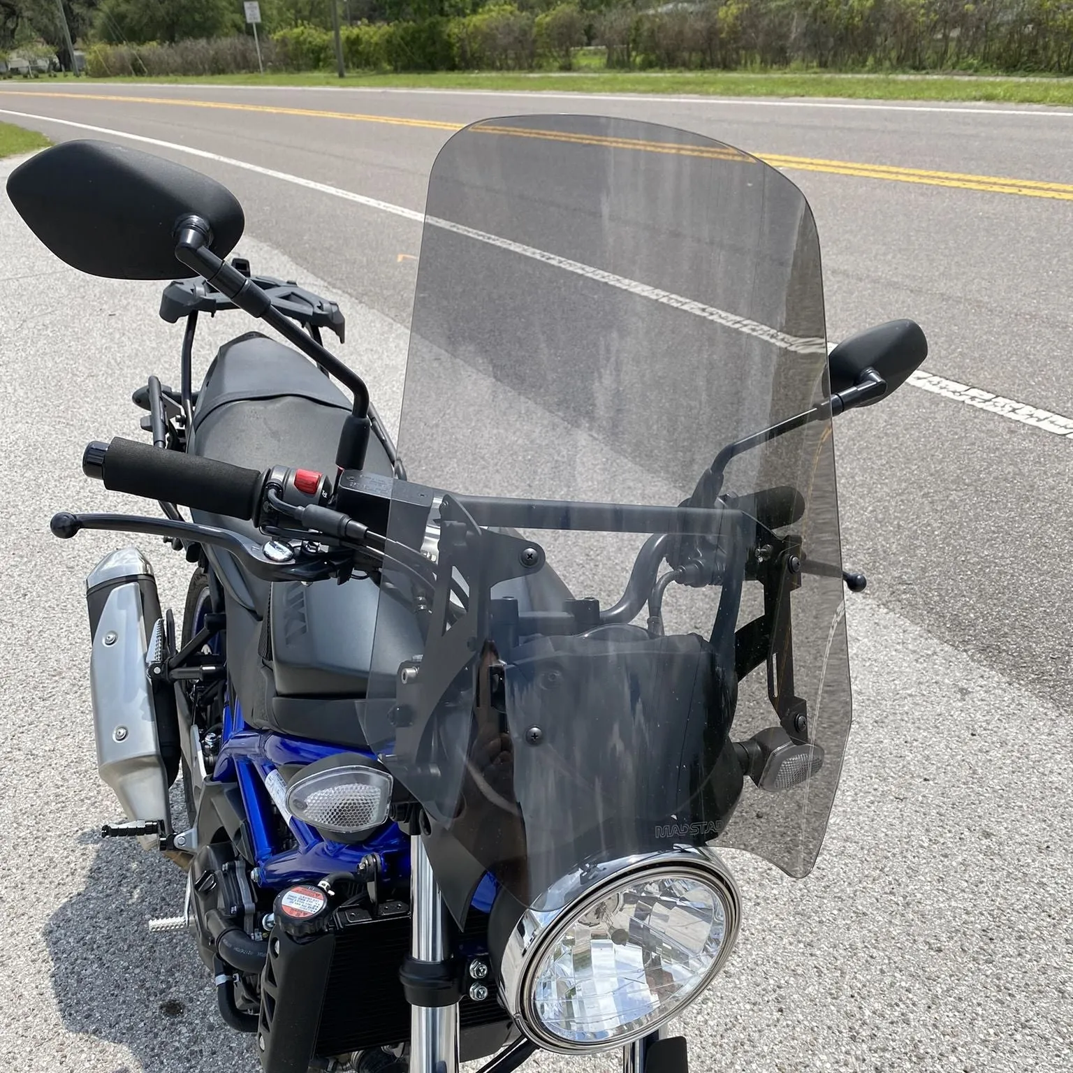 Adjustable Windshield System for Suzuki SV650 (2017 & Up)