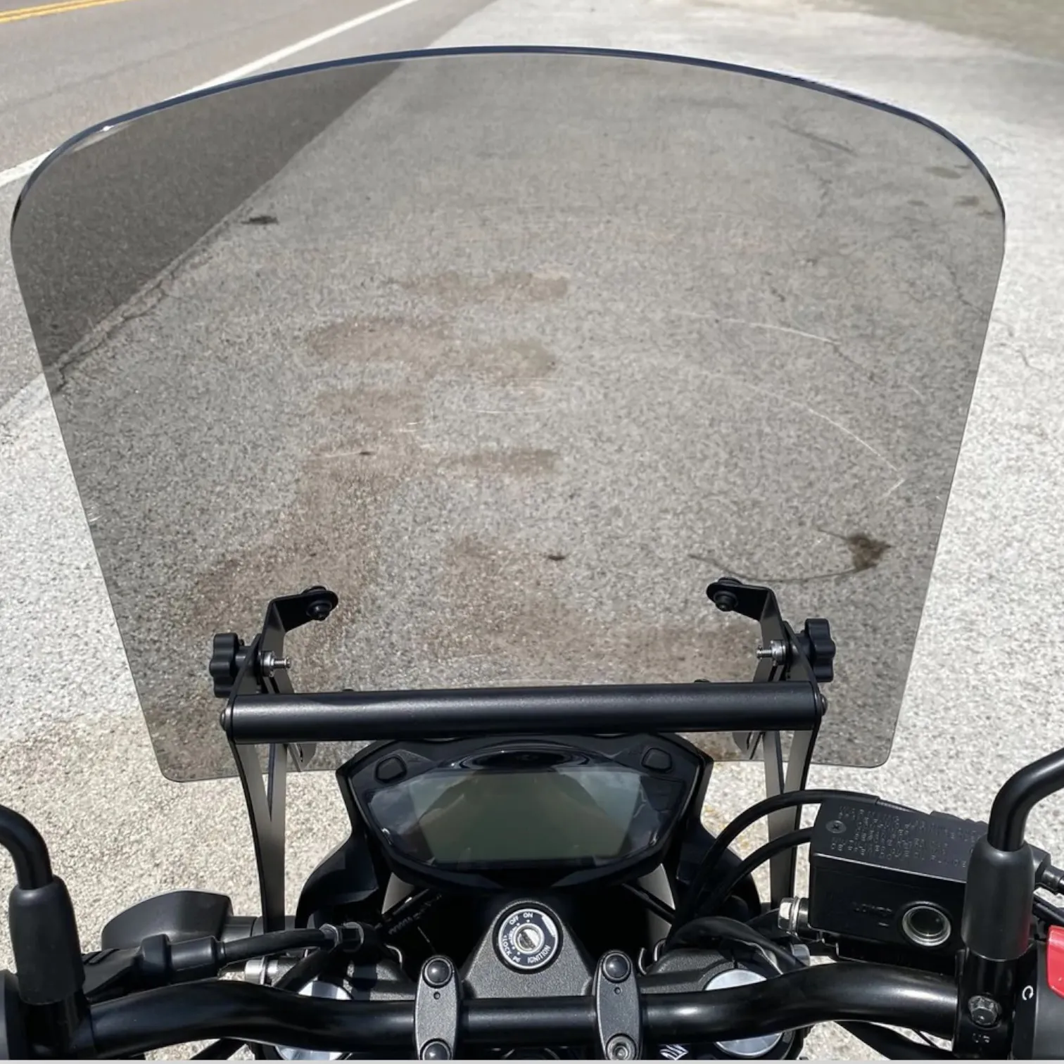 Adjustable Windshield System for Suzuki SV650 (2017 & Up)