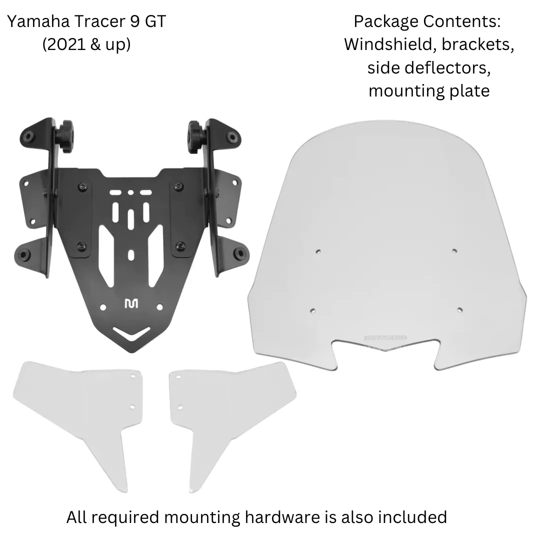 Adjustable Windshield System for Yamaha Tracer 9 GT (2021 - 2024)
