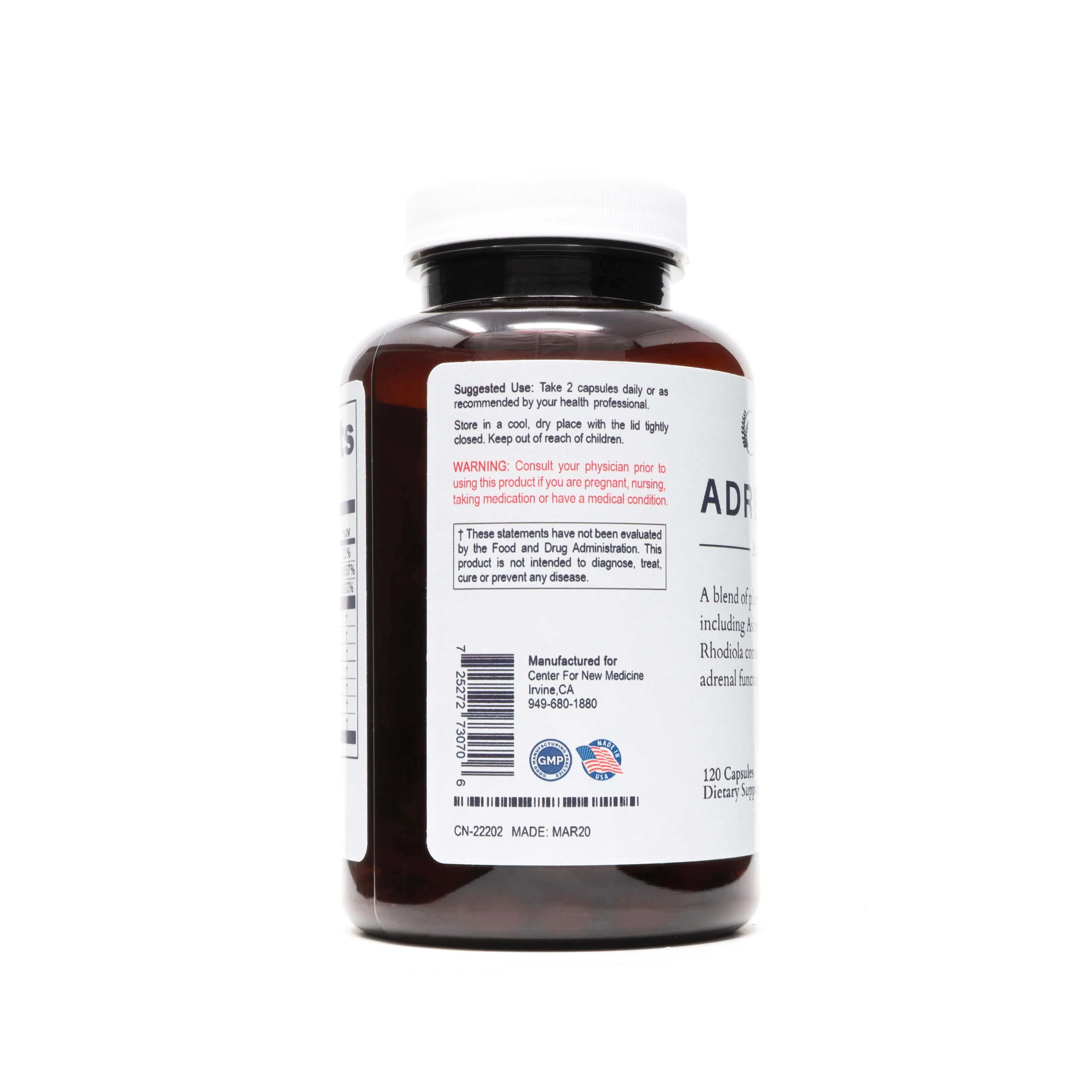Adrenergize 120 Capsules PH