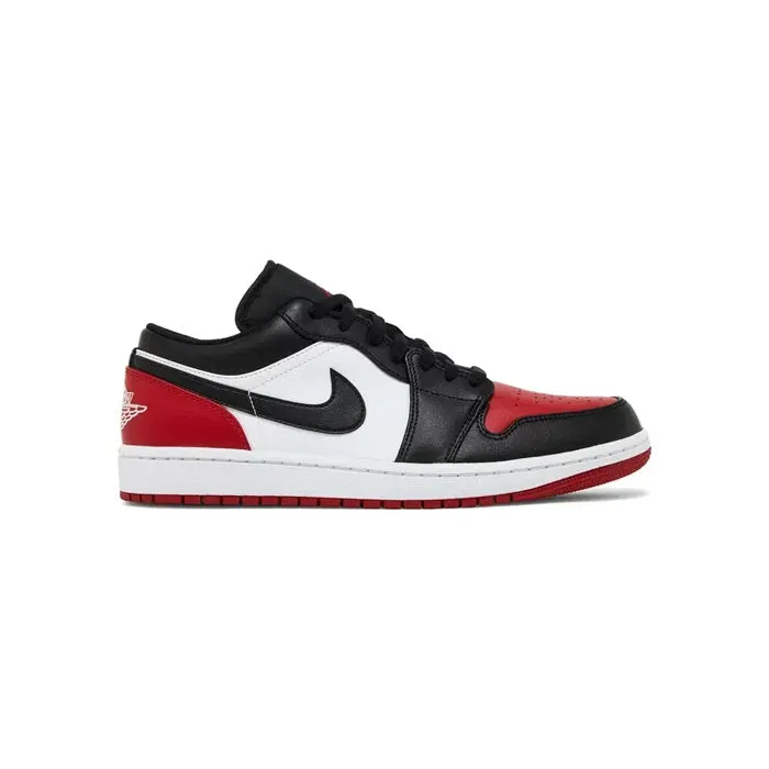 Air Jordan 1 Low 'Bred Toe 2.0' (Instant Ship)
