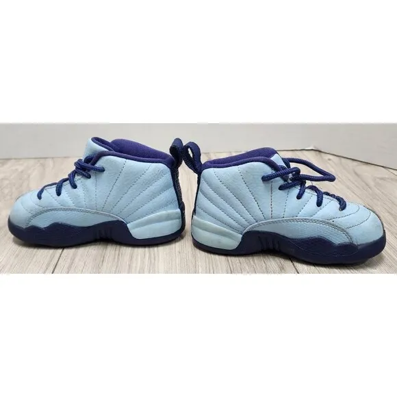 Air Jordan 12 Retro Blue Cap Hornets Kid’s Size 7C