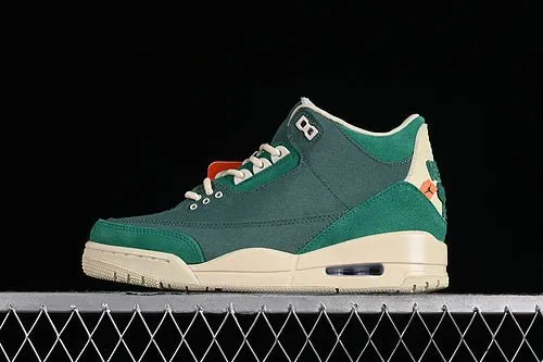 AIR JORDAN 3 RETRO BICOASTAL/BLACK/MALACHITE/FOSSIL