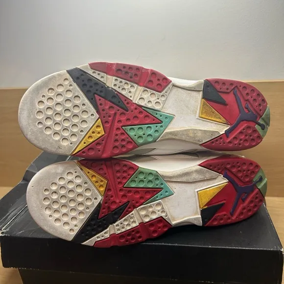 Air Jordan 7 Retro Hare 2015 304774-125 GS Size 7y / 8.5W  Clean