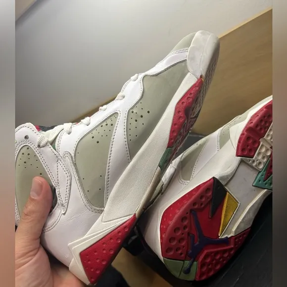 Air Jordan 7 Retro Hare 2015 304774-125 GS Size 7y / 8.5W  Clean