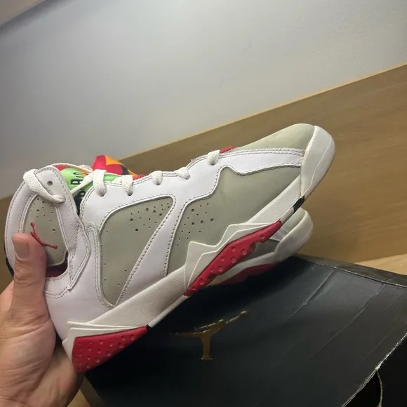 Air Jordan 7 Retro Hare 2015 304774-125 GS Size 7y / 8.5W  Clean