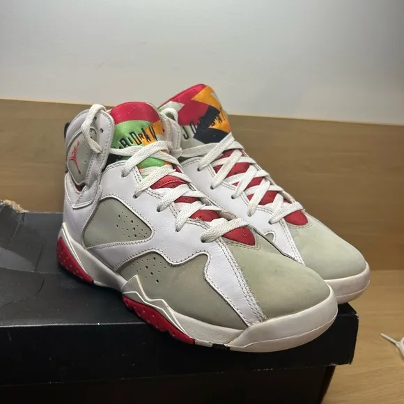 Air Jordan 7 Retro Hare 2015 304774-125 GS Size 7y / 8.5W  Clean