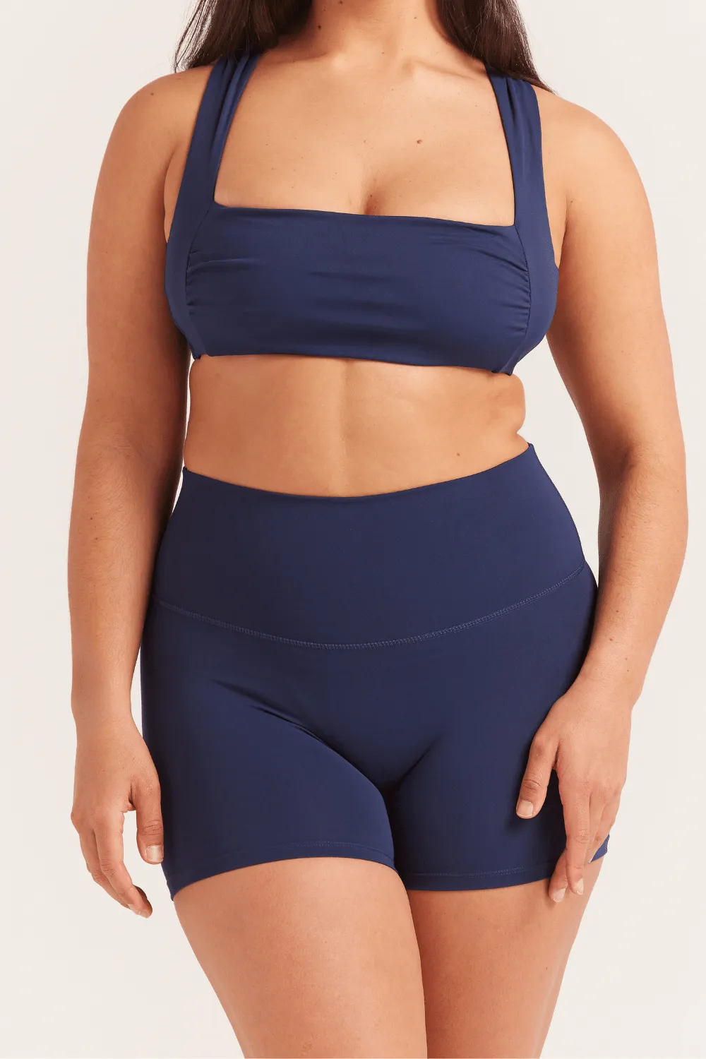 Aire Grace Crop - Midnight Navy