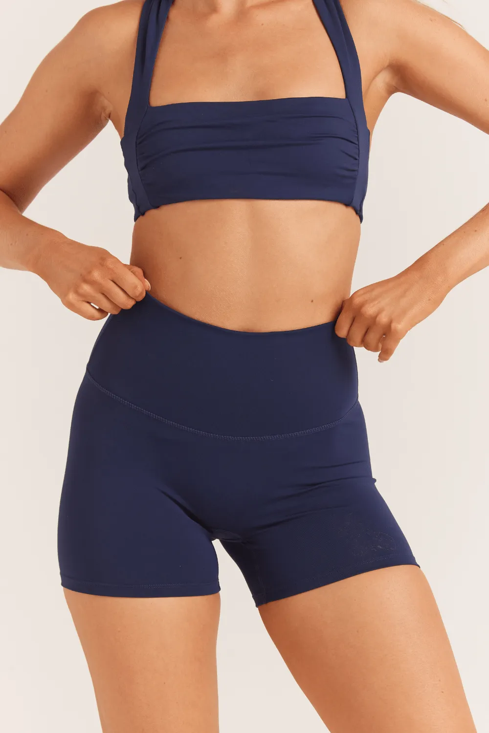 Aire Grace Crop - Midnight Navy