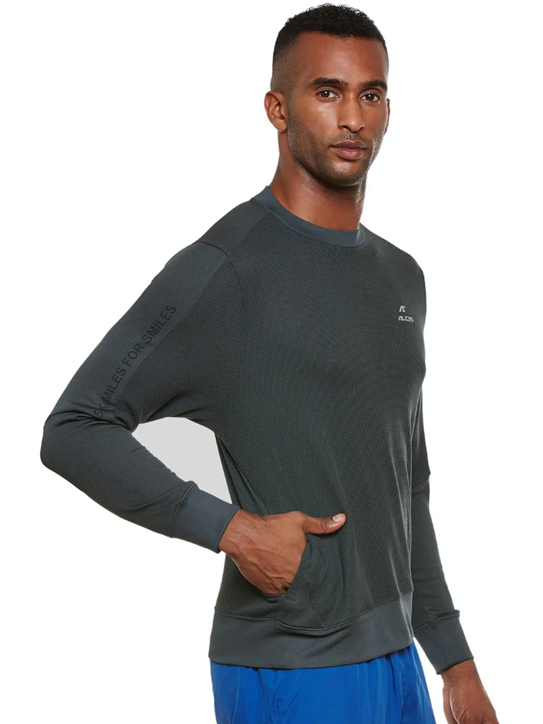 Alcis Mens Grey Sweat Shirt 207MSS016