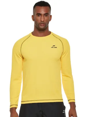 Alcis Mens Yellow Sweat Shirt 207MSS015