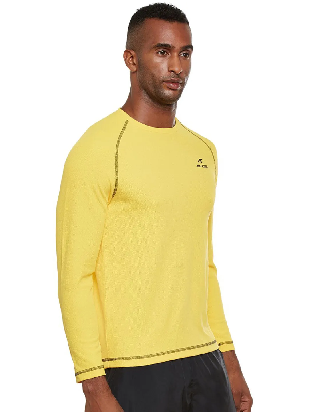Alcis Mens Yellow Sweat Shirt 207MSS015