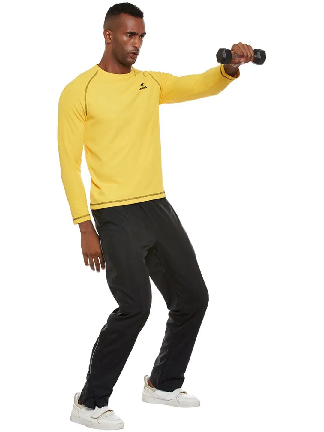 Alcis Mens Yellow Sweat Shirt 207MSS015