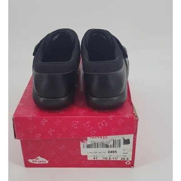 Alegria Danni Jet Black Shoe Womens Size 10.5 Retail $90