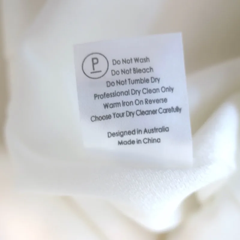 Alex Perry Pearson Balloon-Sleeve Midi Dress White Crepe Size AU 10/ US 6