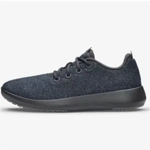 Allbirds Men's Dark Gray Wool RunnerLace Up Sneakers 10M